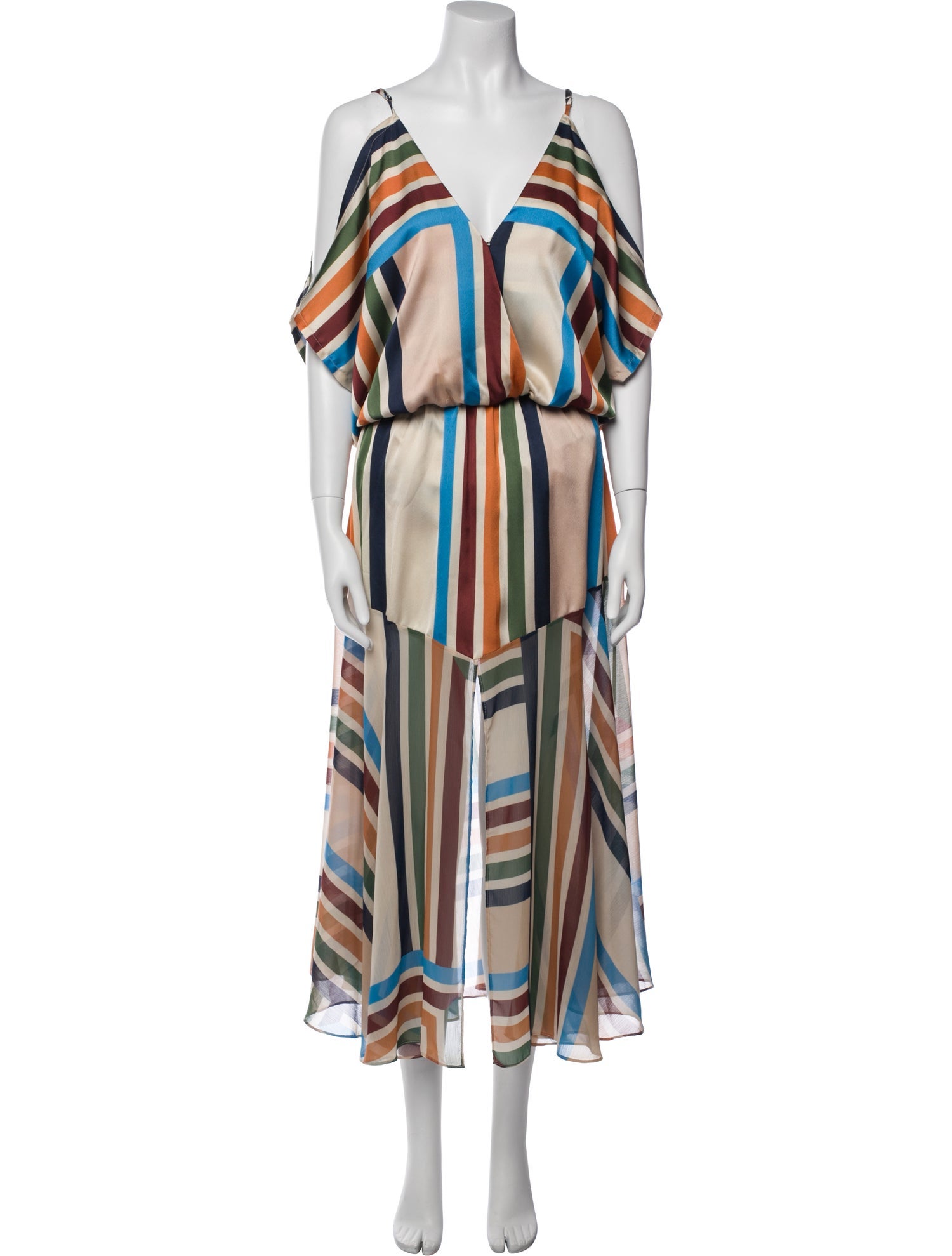 MISA Los Angeles Printed Long Dress