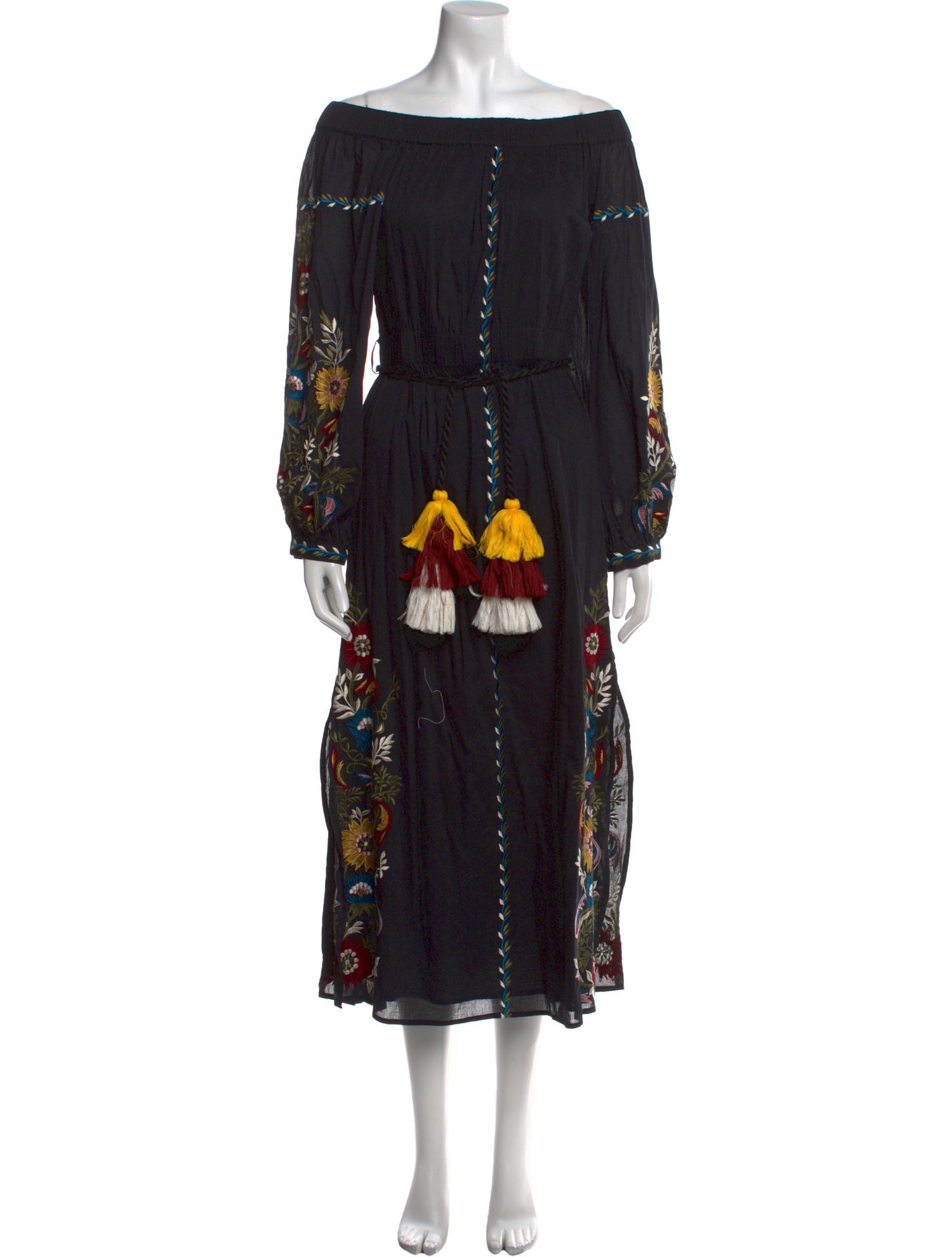 MISA Los Angeles Printed Long Dress