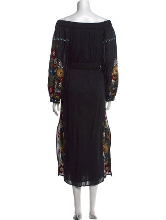MISA Los Angeles Printed Long Dress