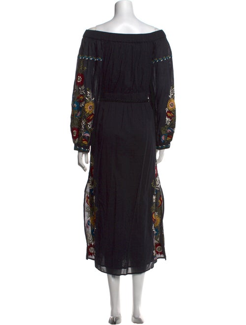 MISA Los Angeles Printed Long Dress