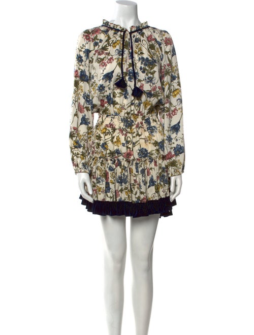 MISA Los Angeles Floral Print Mini Dress