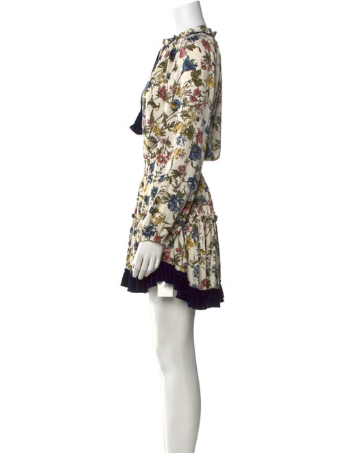 MISA Los Angeles Floral Print Mini Dress