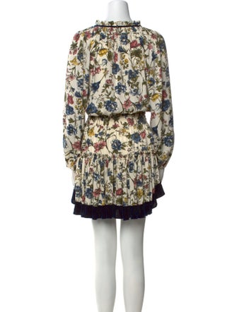 MISA Los Angeles Floral Print Mini Dress