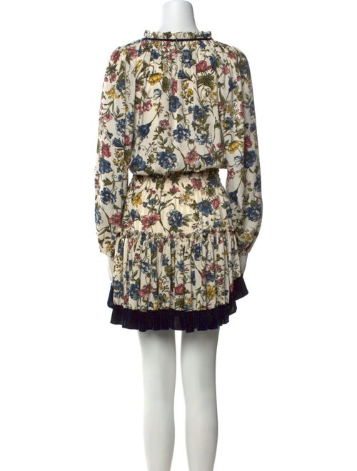 MISA Los Angeles Floral Print Mini Dress