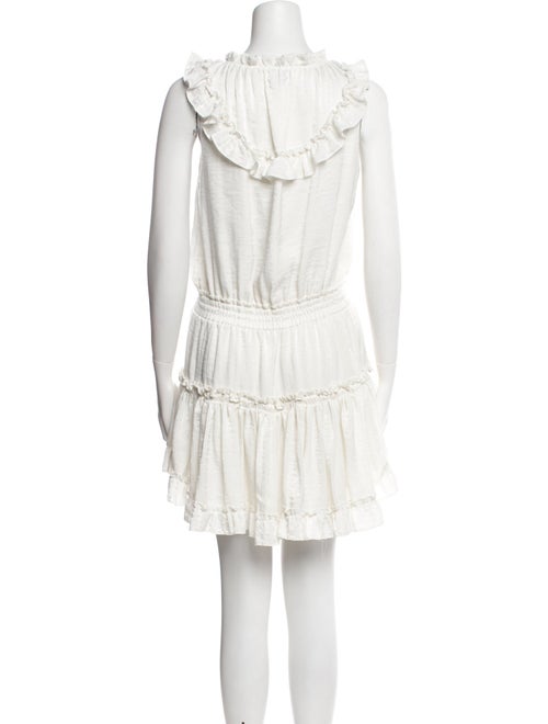 MISA Los Angeles Crew Neck Mini Dress