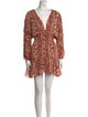 MISA Los Angeles Printed Mini Dress