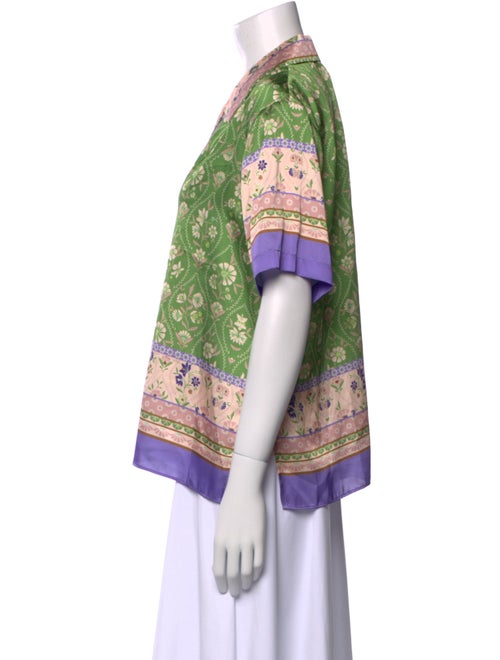 MISA Los Angeles Paisley Print Short Sleeve Polo