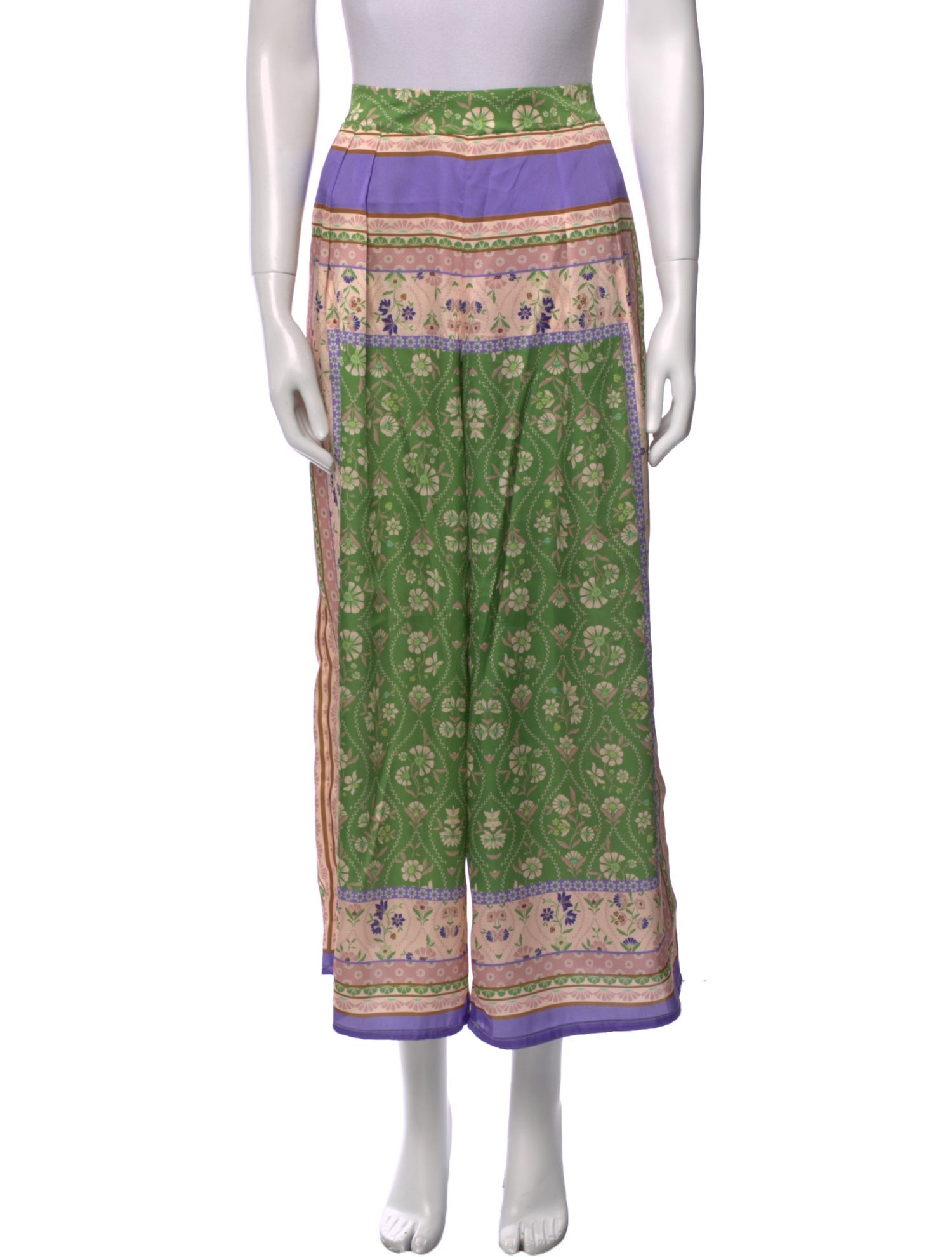 MISA Los Angeles Printed Wide Leg Pants