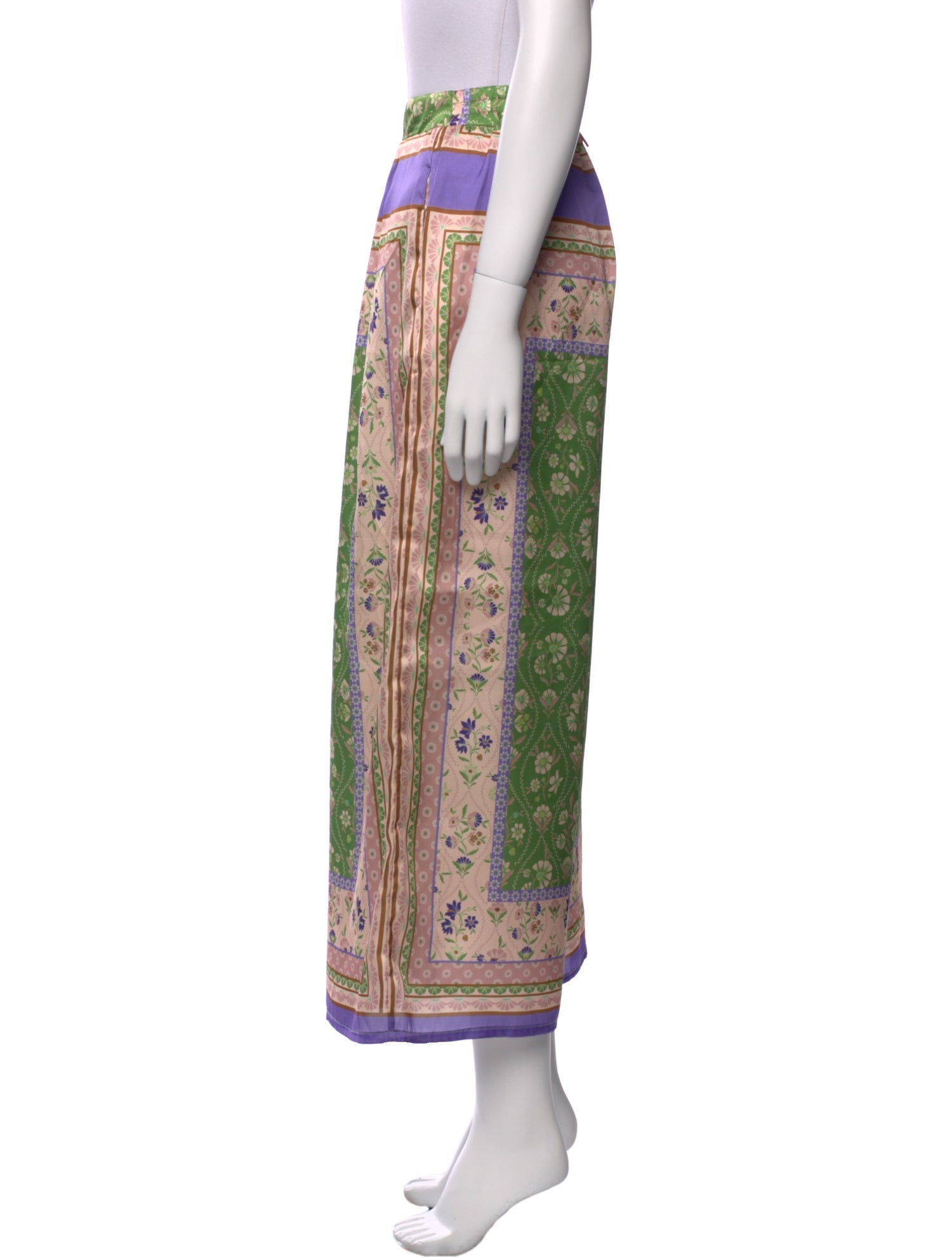 MISA Los Angeles Printed Wide Leg Pants