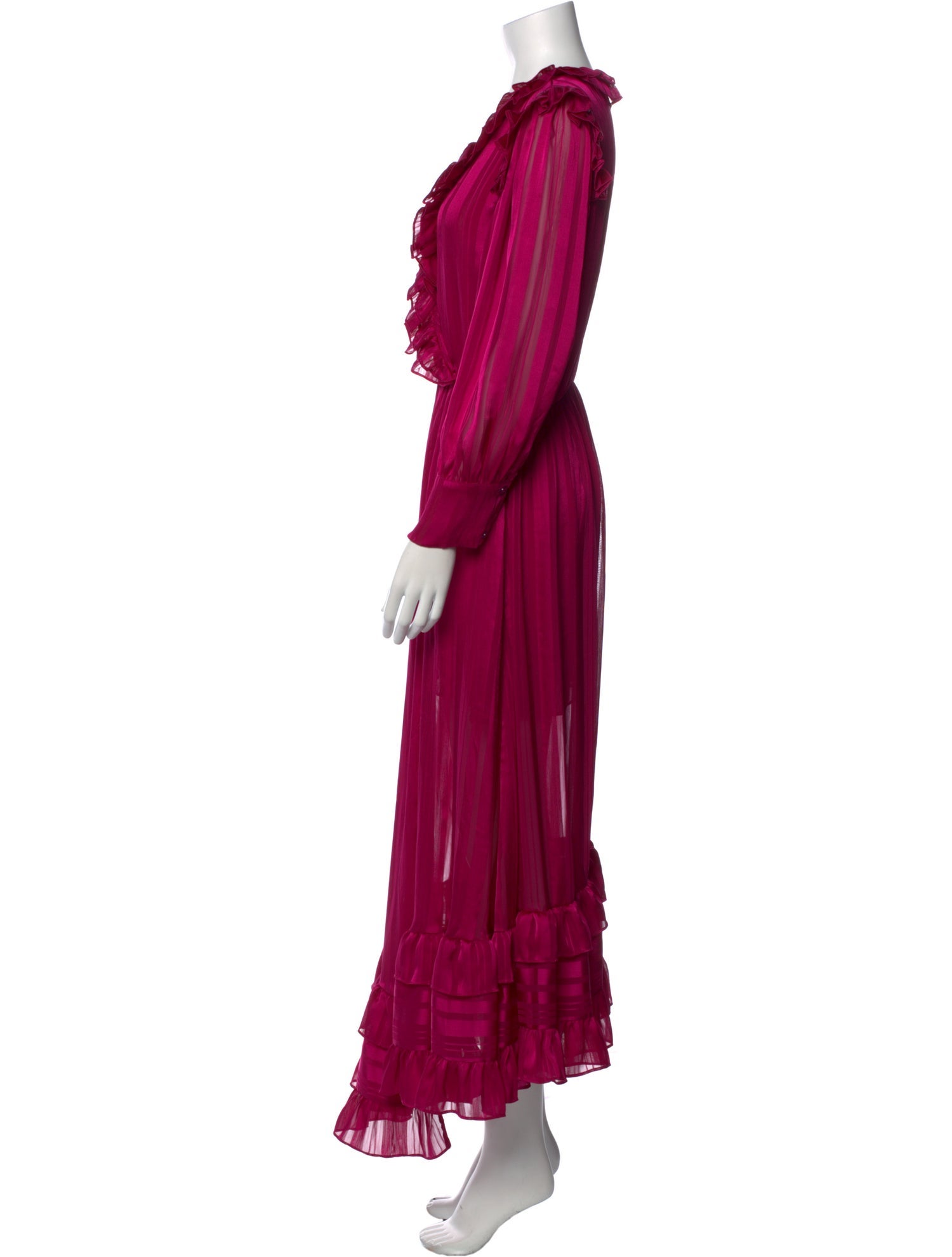 MISA Los Angeles V-Neck Long Dress