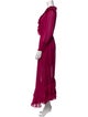 MISA Los Angeles V-Neck Long Dress