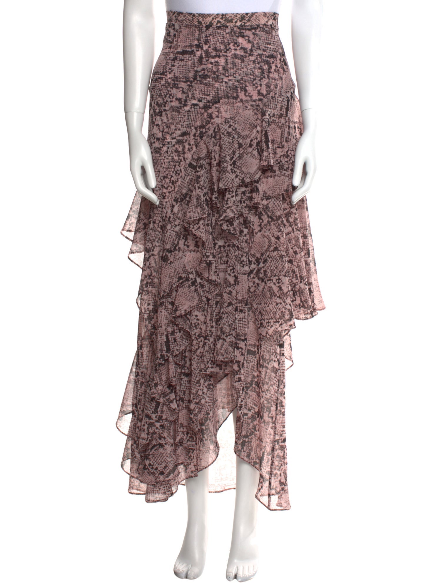 MISA Los Angeles Printed Long Skirt