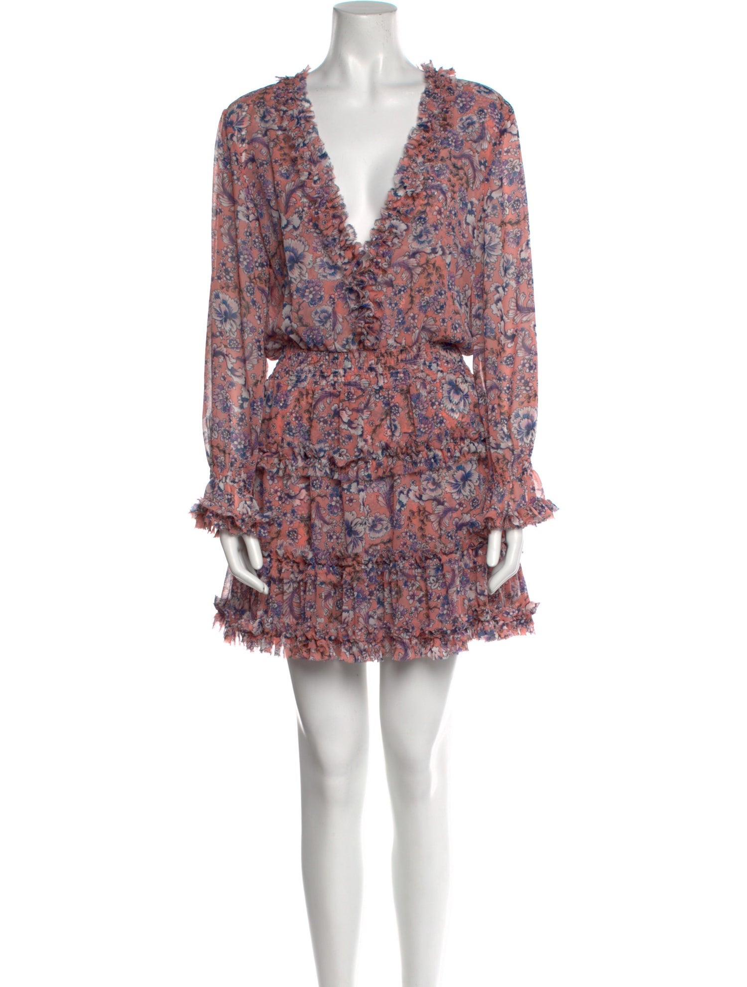 MISA Los Angeles Printed Mini Dress