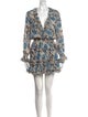 MISA Los Angeles Floral Print Mini Dress