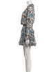 MISA Los Angeles Floral Print Mini Dress