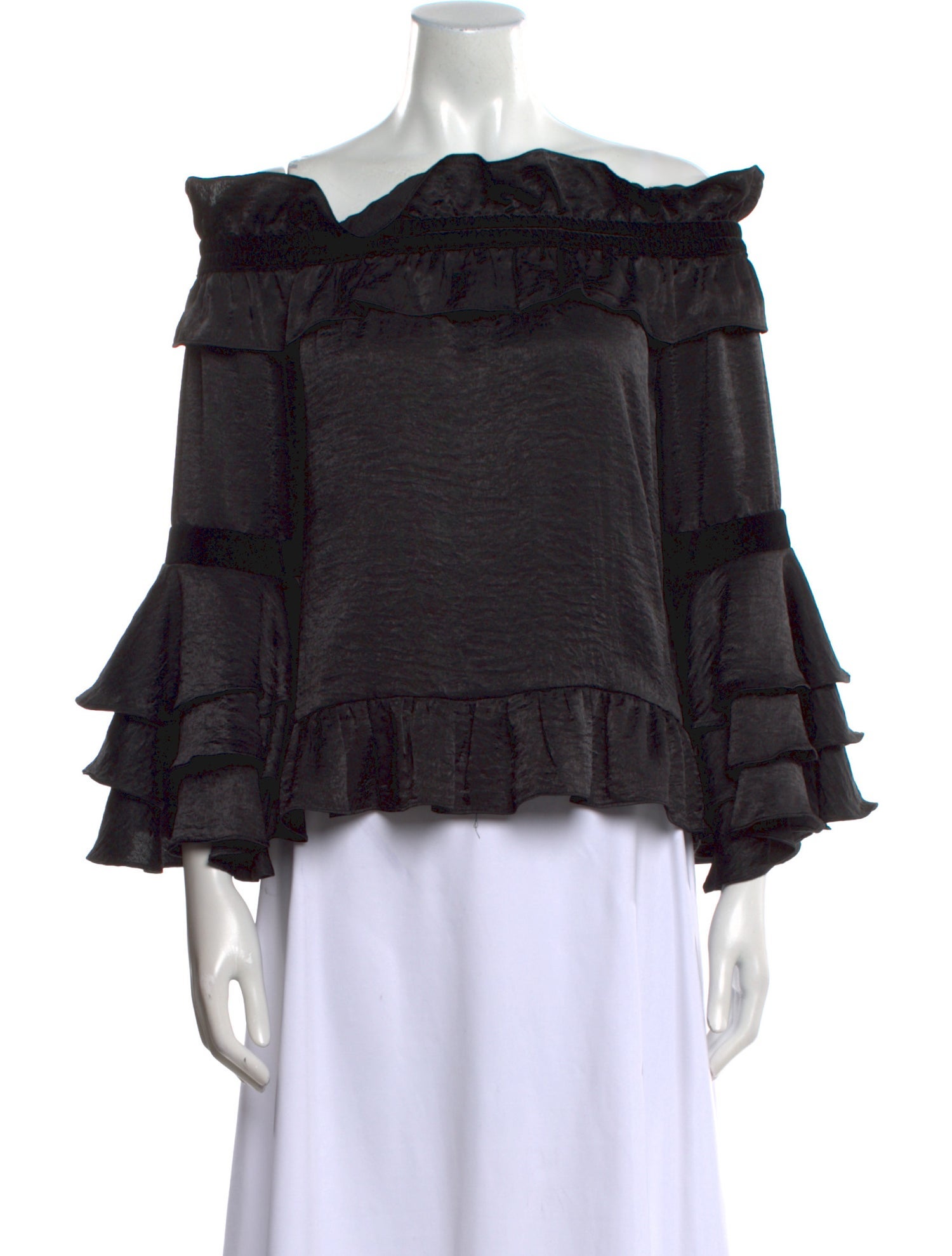 MISA Los Angeles Off-The-Shoulder Three-Quarter Sleeve Blouse w/ Tags