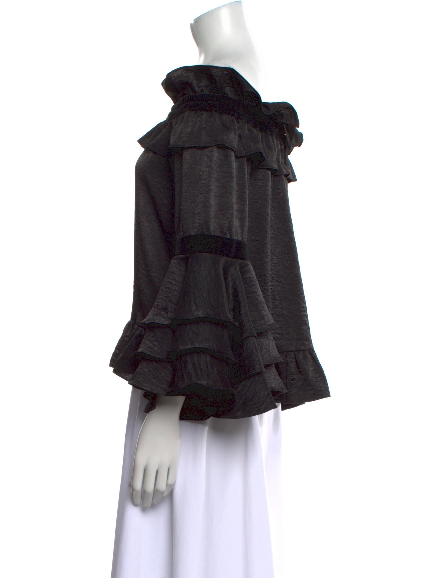 MISA Los Angeles Off-The-Shoulder Three-Quarter Sleeve Blouse w/ Tags