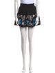 MISA Los Angeles Patterned Mini Skirt