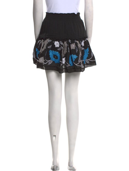 MISA Los Angeles Patterned Mini Skirt