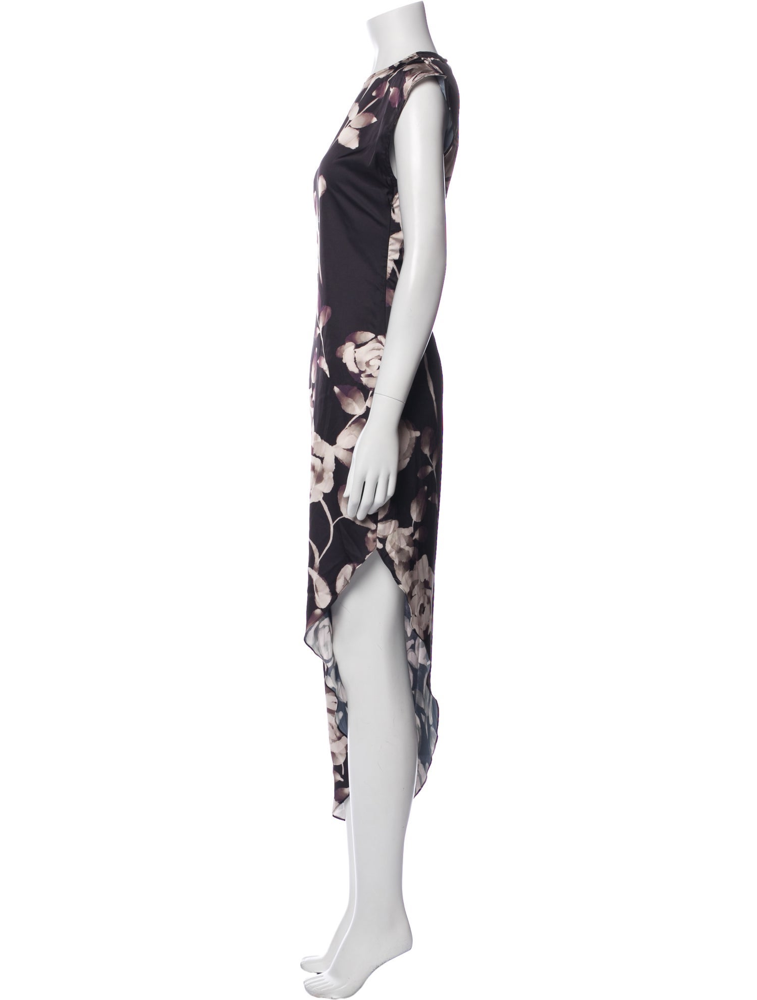 MISA Los Angeles Floral Print Long Dress w/ Tags
