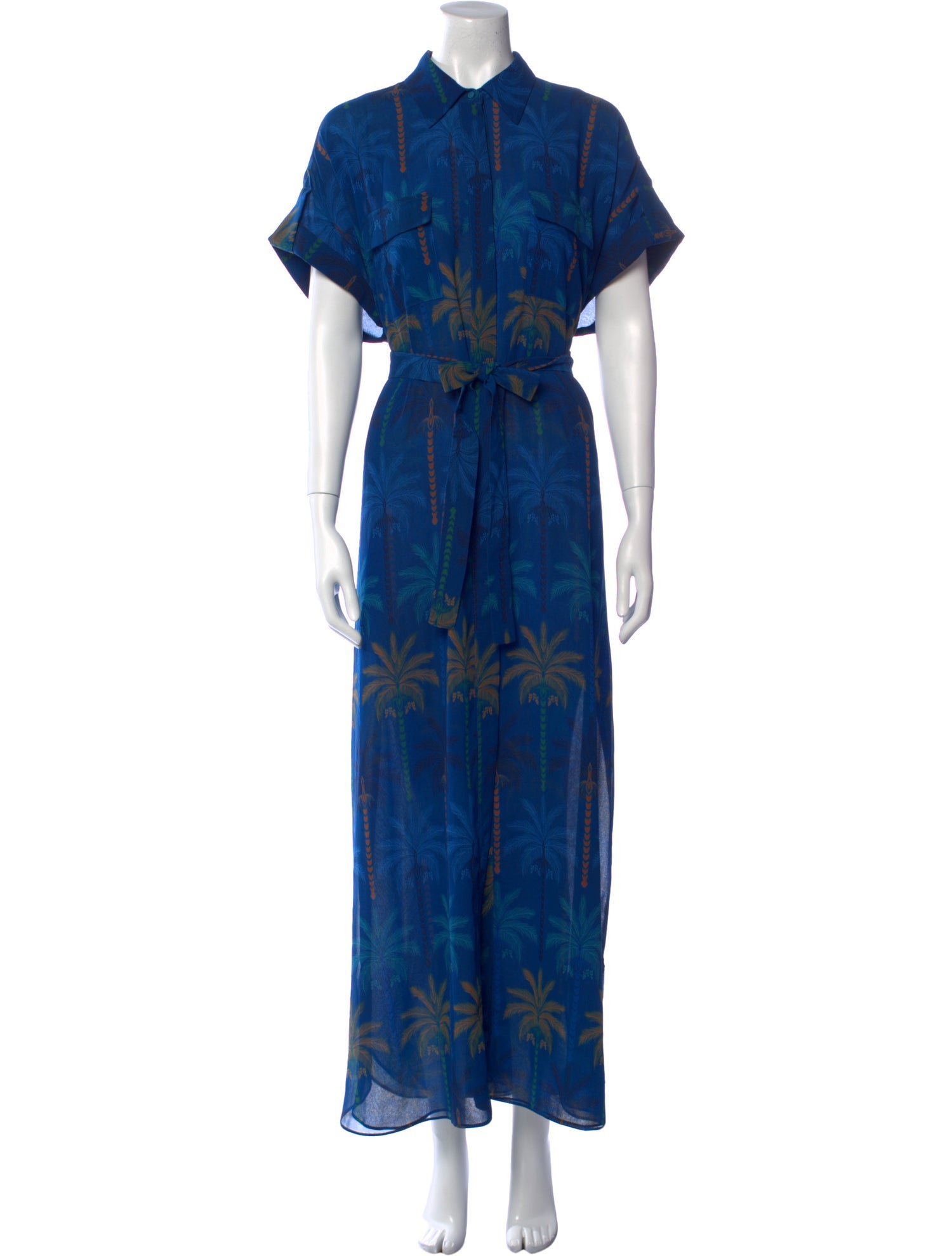 MISA Los Angeles Floral Print Long Dress w/ Tags