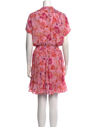 MISA Los Angeles Floral Print Mini Dress