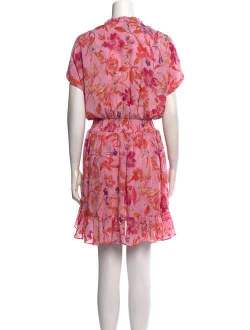 MISA Los Angeles Floral Print Mini Dress