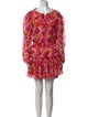 MISA Los Angeles Floral Print Mini Dress
