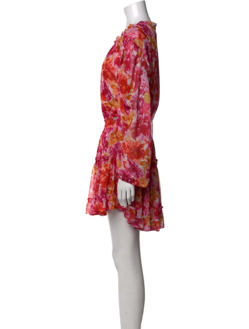 MISA Los Angeles Floral Print Mini Dress