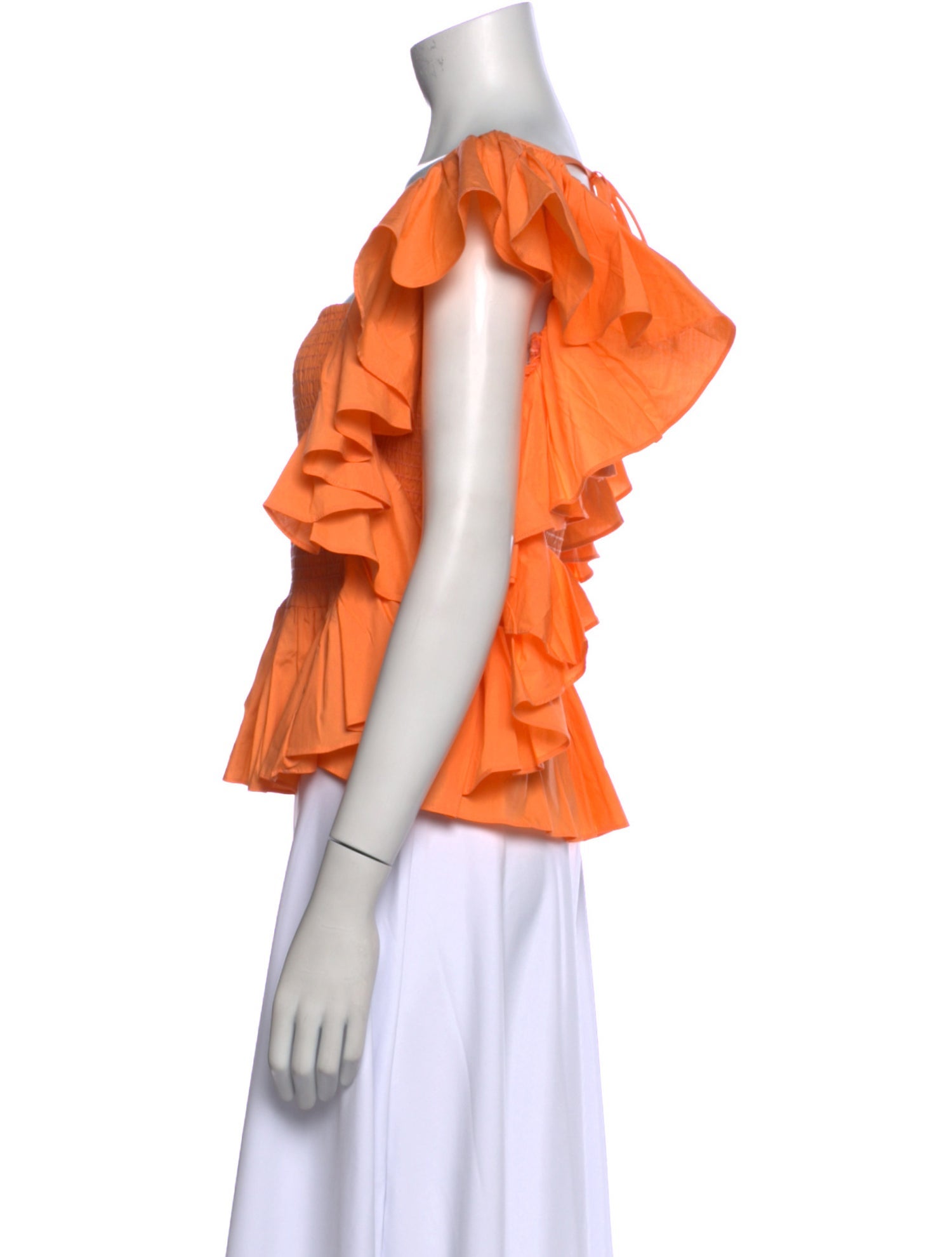 MISA Los Angeles Square Neckline Short Sleeve Crop Top w/ Tags