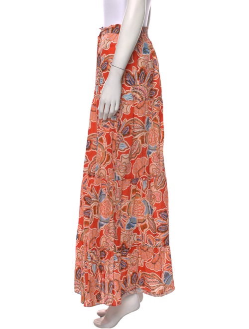 MISA Los Angeles Floral Print Long Skirt