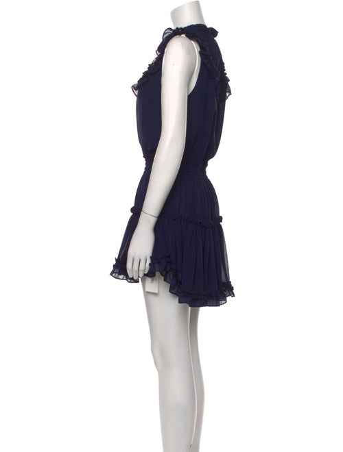 MISA Los Angeles Square Neckline Mini Dress