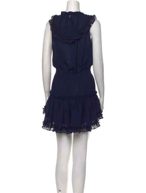 MISA Los Angeles Square Neckline Mini Dress