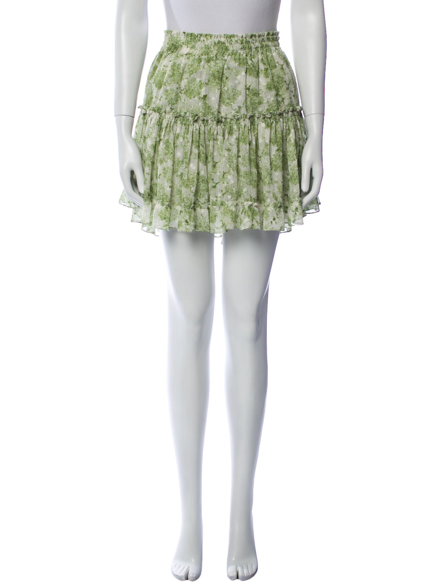 MISA Los Angeles Printed Knee-Length Skirt