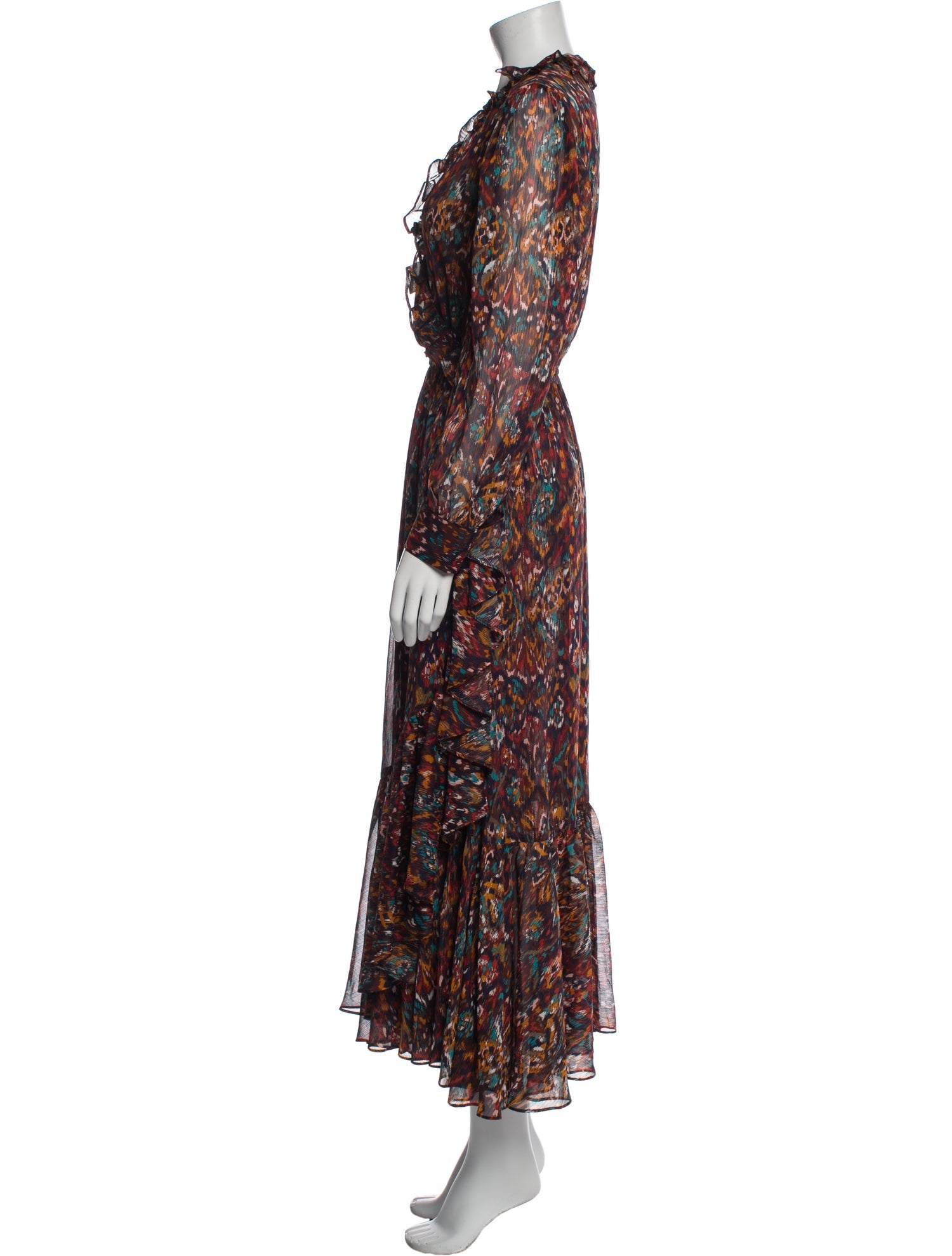 MISA Los Angeles Printed Long Dress w/ Tags
