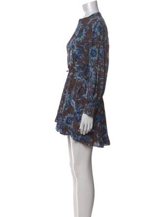 MISA Los Angeles Printed Mini Dress
