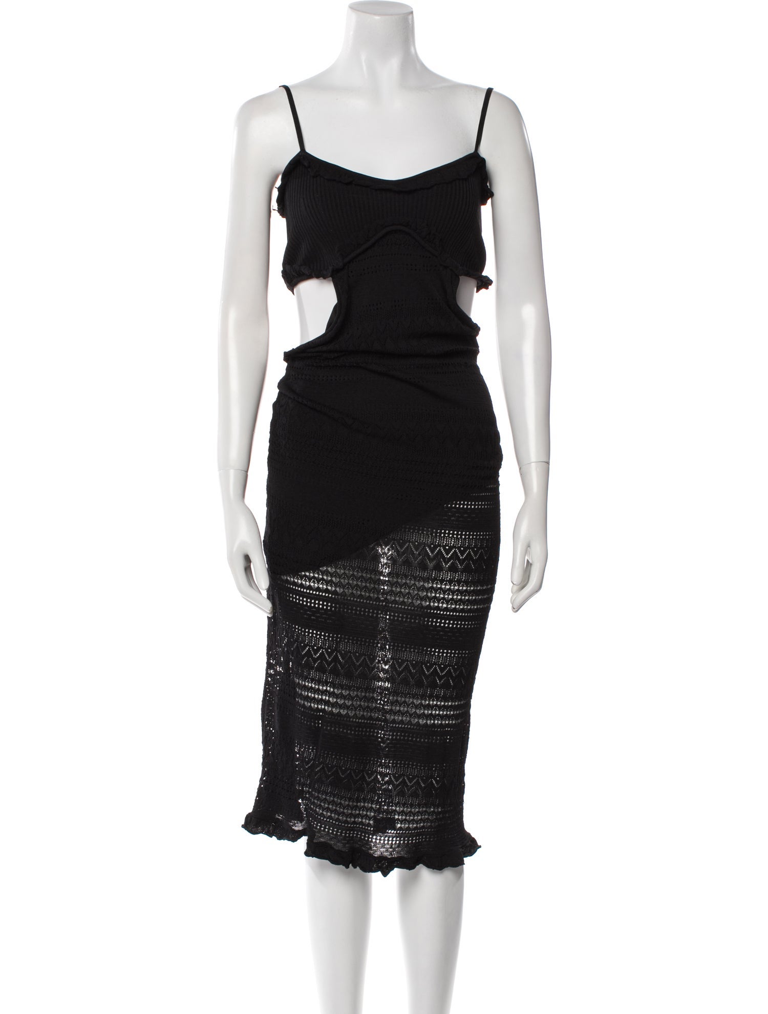 MISA Los Angeles Square Neckline Long Dress