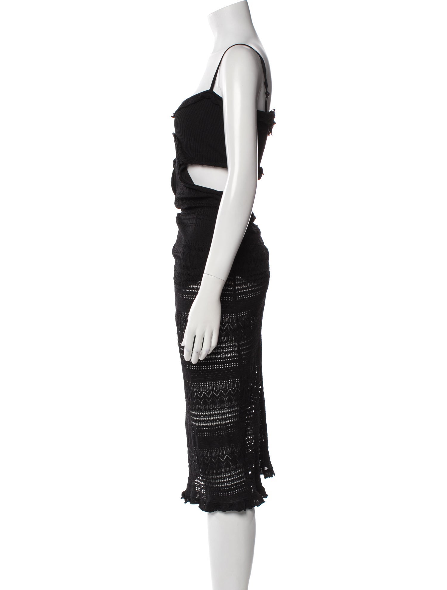MISA Los Angeles Square Neckline Long Dress