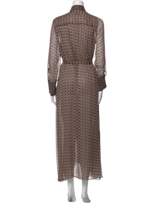 MISA Los Angeles Printed Long Dress