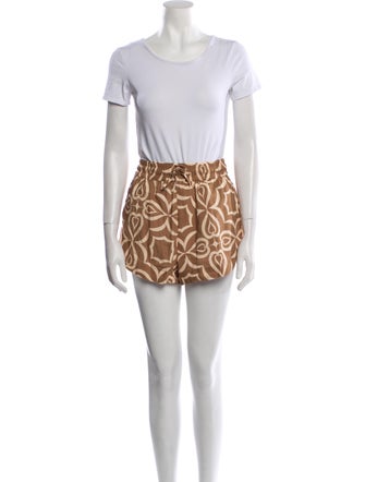 MISA Los Angeles Printed Keyhole Accent Short Set