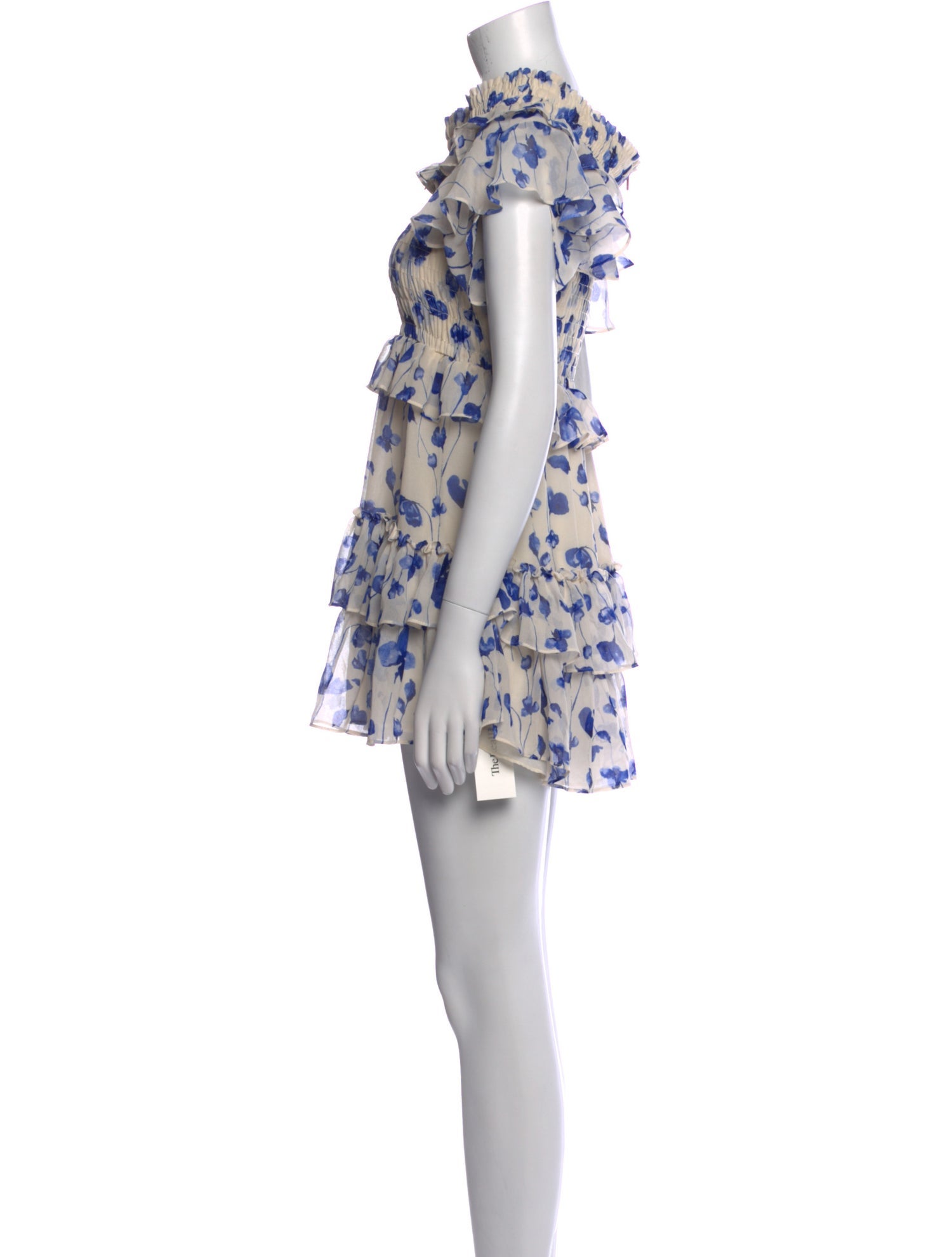 MISA Los Angeles Floral Print Mini Dress