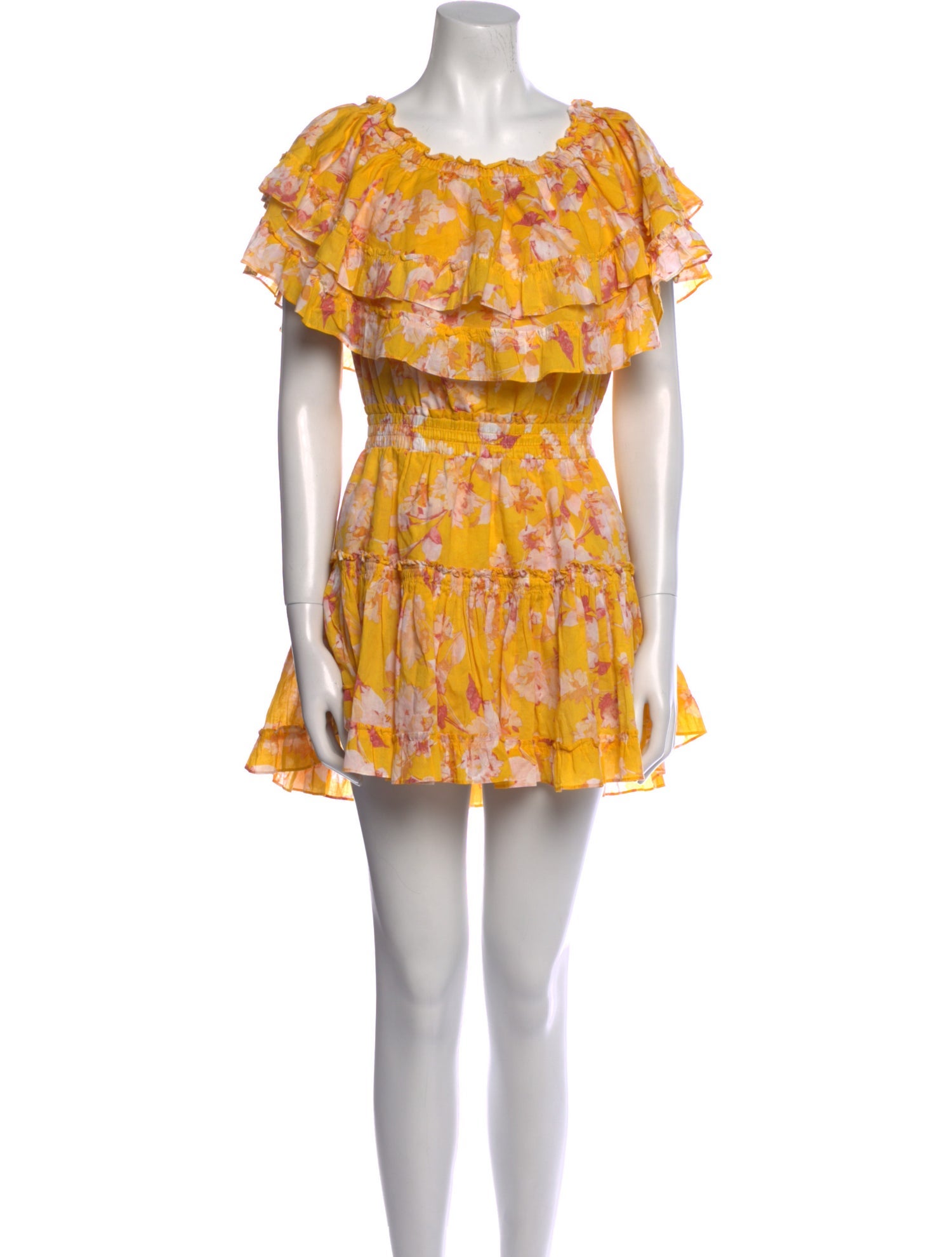 MISA Los Angeles Floral Print Mini Dress