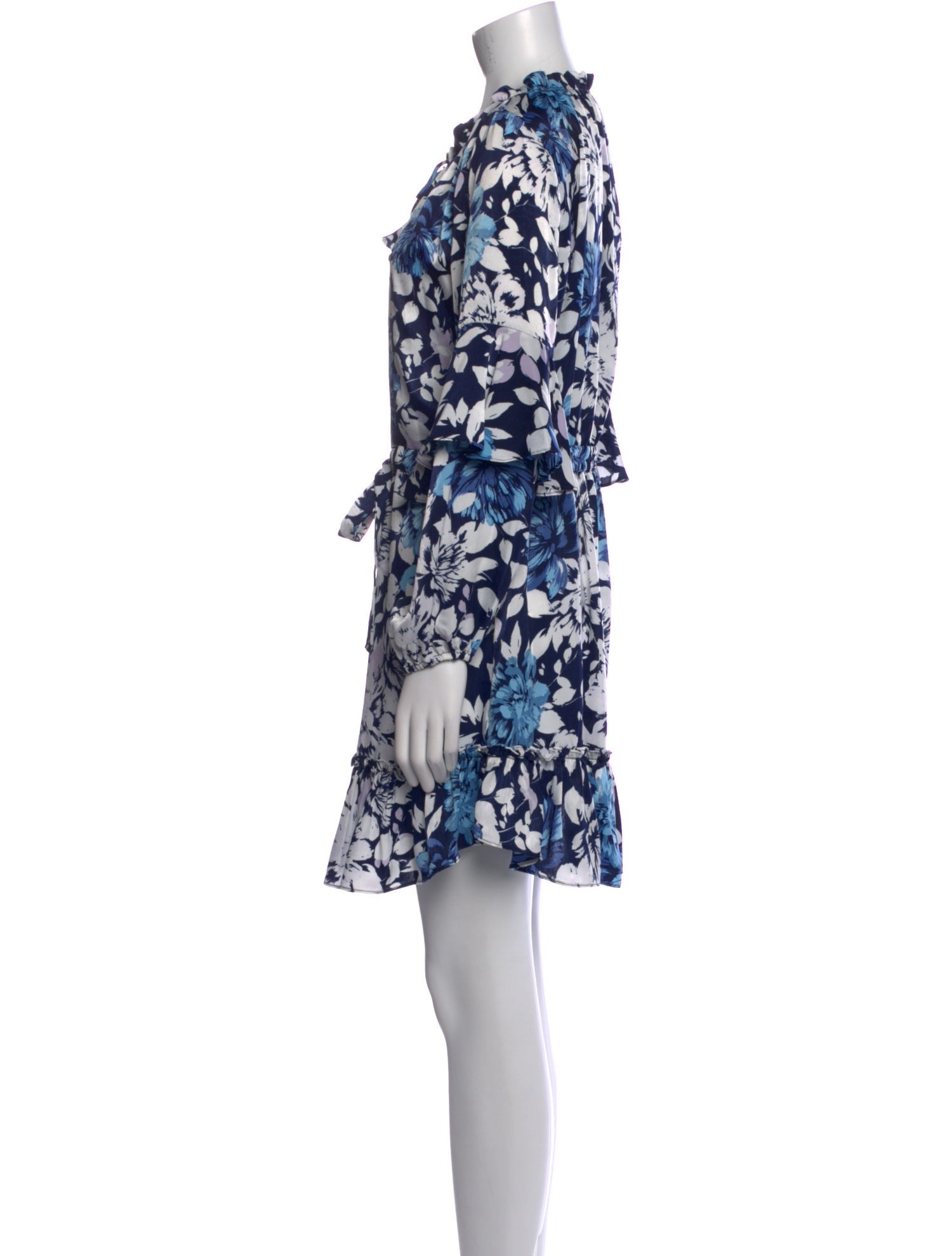 MISA Los Angeles Floral Print Mini Dress