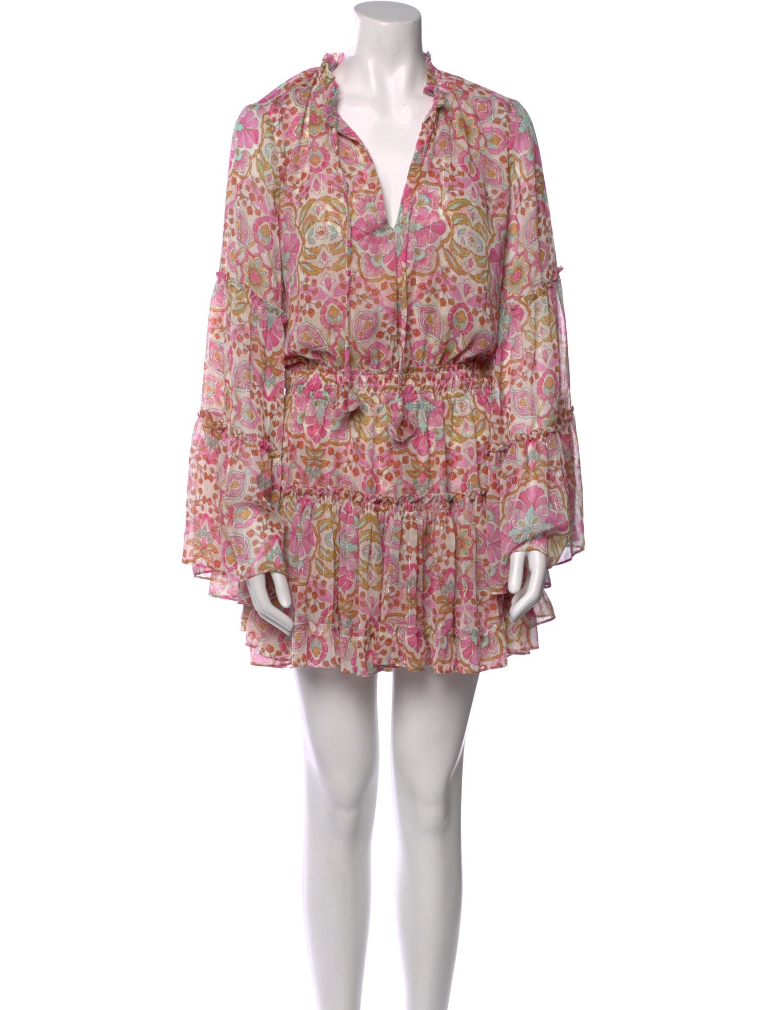 MISA Los Angeles Printed Mini Dress