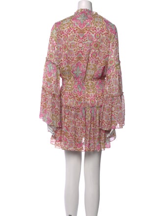 MISA Los Angeles Printed Mini Dress
