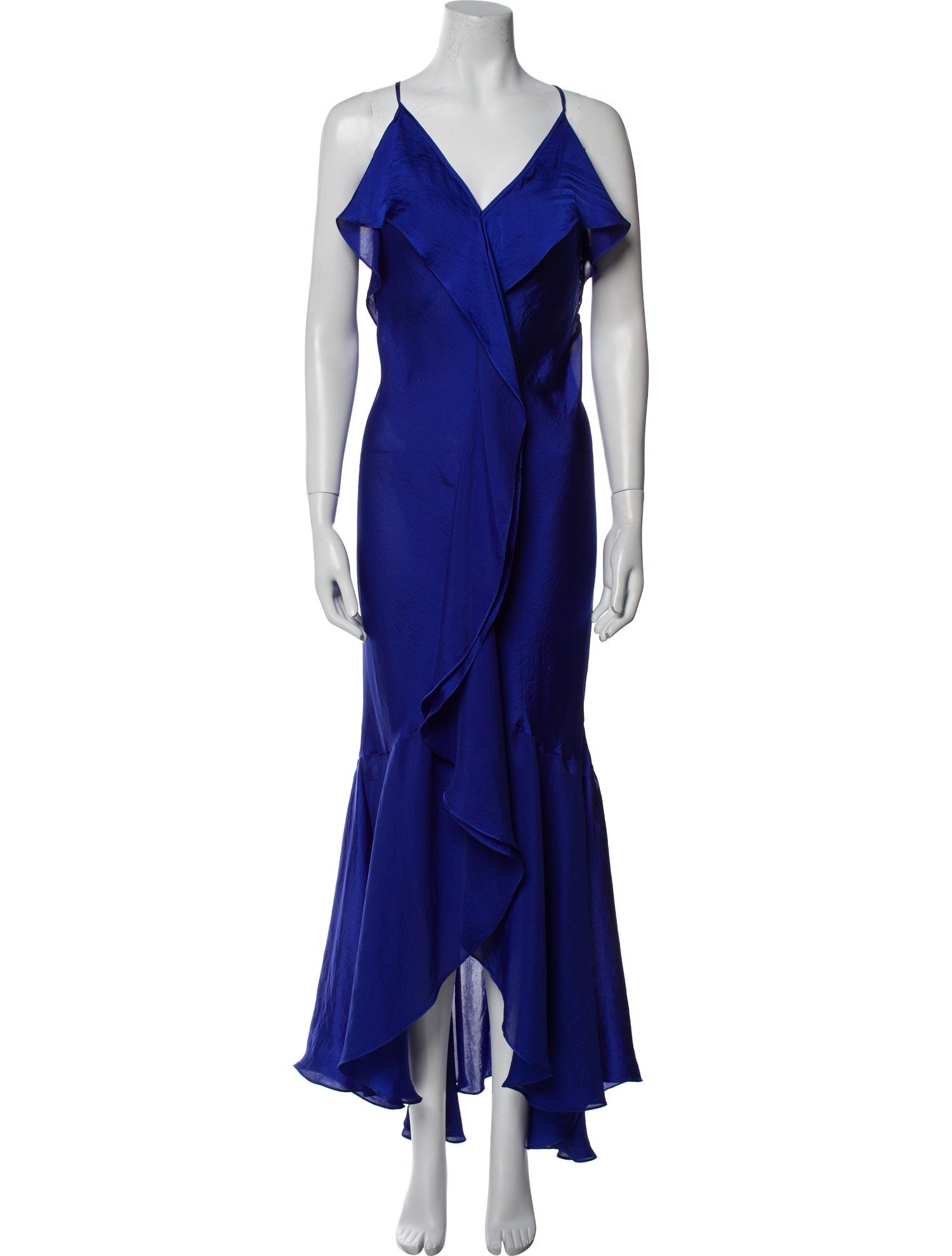 MISA Los Angeles V-Neck Long Dress