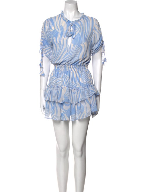 MISA Los Angeles Printed Mini Dress