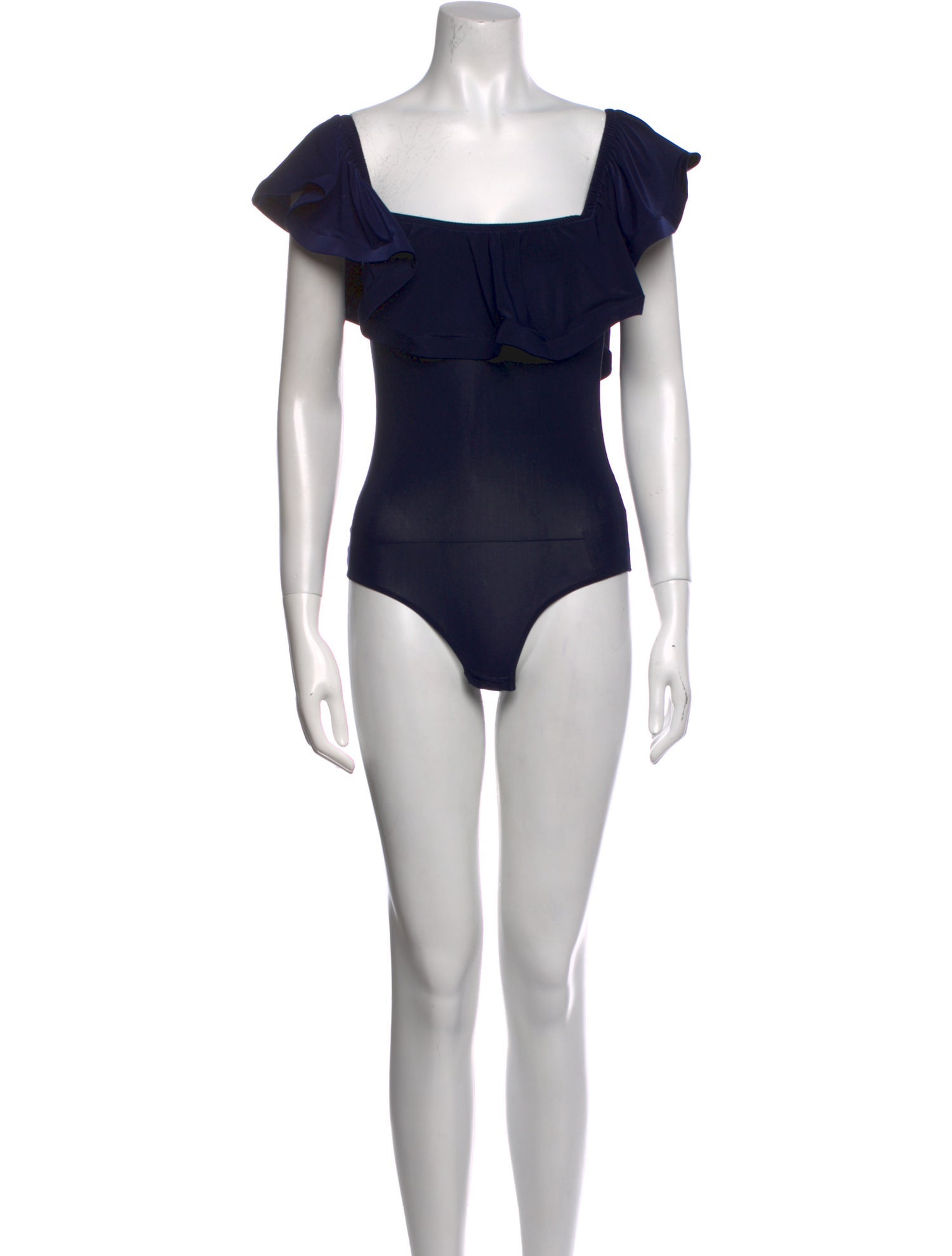 MISA Los Angeles Square Neckline Short Sleeve Bodysuit