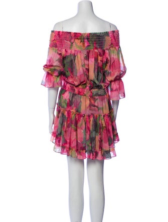 MISA Los Angeles Printed Mini Dress