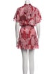 MISA Los Angeles Floral Print Mini Dress
